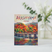 Arashiyama Bamboo Grove Japan ポストカード (スタンド正面)