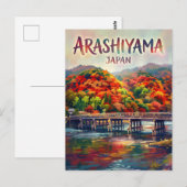 Arashiyama Bamboo Grove Japan ポストカード (正面/裏面)