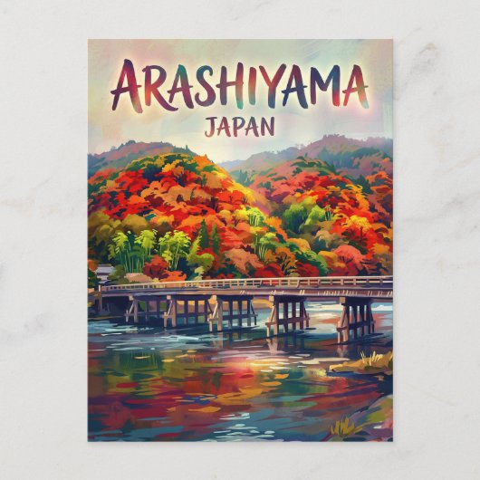 Arashiyama Bamboo Grove Japan ポストカード (正面)