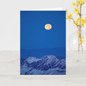 Aravis Mountains | Mont Blanc Range カード (黄色い花)