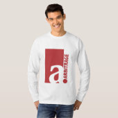ARBの基本的な長袖の上 Tシャツ (正面フル)