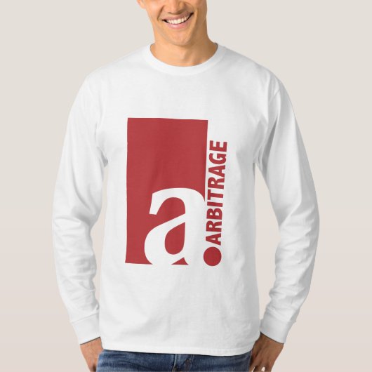 ARBの基本的な長袖の上 Tシャツ (正面)