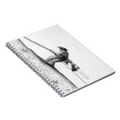 Arbアートアルボリスト樹木外科医チェーンソーギフトカード ノートブック (右側)