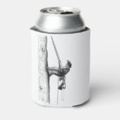 Arbアートアルボリスト樹木外科医チェーンソーギフトカード 缶クーラー (缶裏面)