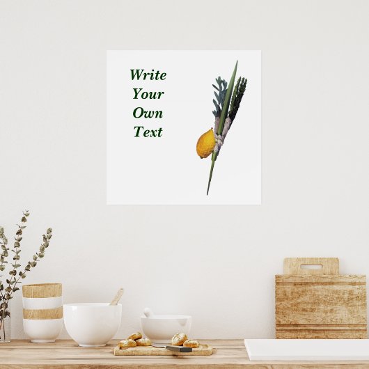 Arba Minim (4 Species) ポスター (キッチン)