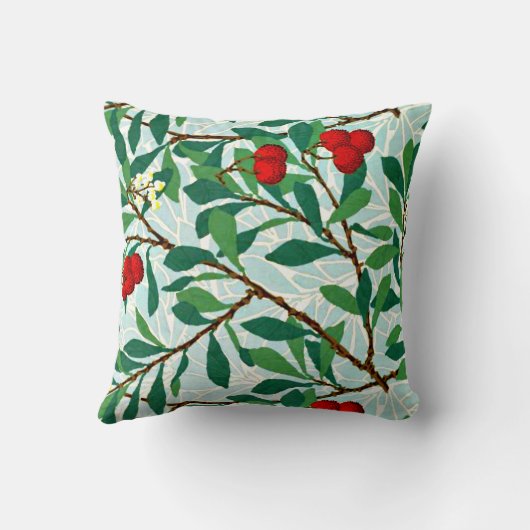 Arbatus by William Morris クッション (裏面)