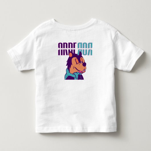 Arberor カートゥーン 子供用 極上天竺編み Tシャツ (裏面)