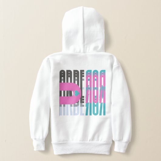 Arberor Hoodie – Pastel Gradient Logo & Play (レイダウン裏面)