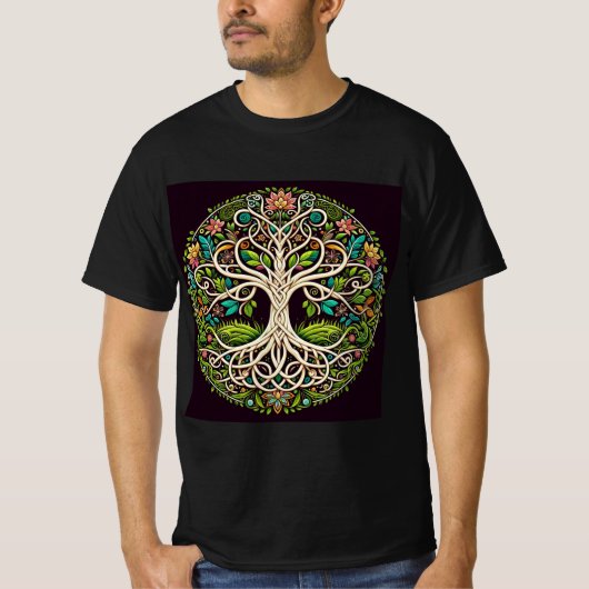 Árbol de la Vida: Conexiones Naturales Tシャツ (正面)