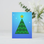 Árbol de Navidad 3D Serio y elegante シーズンポストカード (スタンド正面)