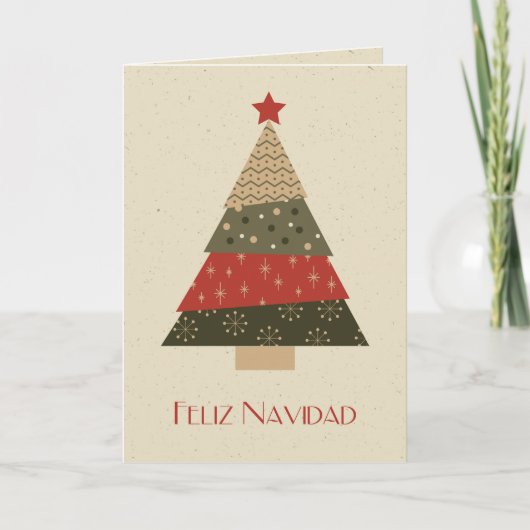Arbol de Navidad Tarjeta de Felicitacion. シーズンカード (正面)