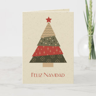 Arbol de Navidad Tarjeta de Felicitacion. シーズンカード