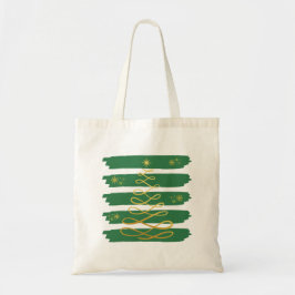 Árbol navideño dorado トートバッグ