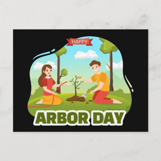 Arbor Dayポストカード ポストカード (正面)