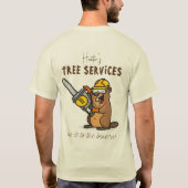 Arboresousフォレストツリー気に造園 Tシャツ (裏面)