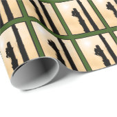 Arboresous:シルエットクライマーサンセットミニマリスト ラッピングペーパー (ロールコーナー)