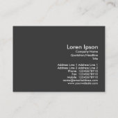 Arboretum ‎ 230715 – ネイビーブルオン白 名刺 (裏面)