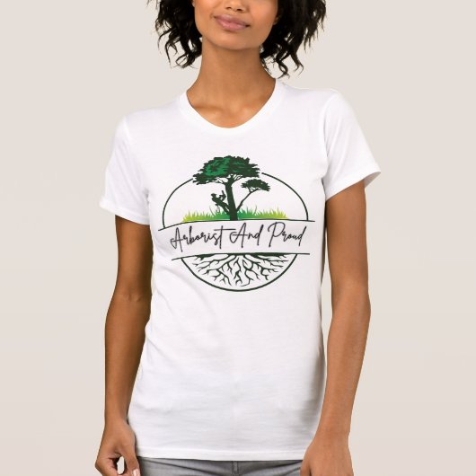 Arborist and Proud Tree Climber Shirt | Certified Tシャツ (正面)