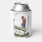 Arborist chainsaw tree surgeon Gift Christmas 缶クーラー (缶裏面)