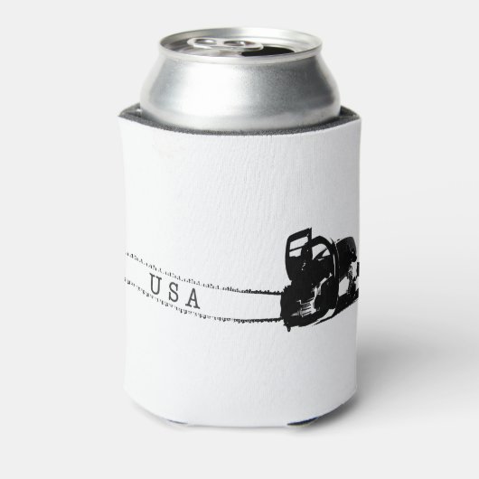 Arborist chainsaw tree surgeon Gift Present 缶クーラー (缶裏面)
