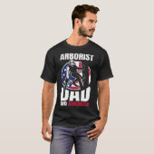 Arborist Dad And American Father s Day USA Tシャツ (正面フル)