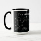 Arborist Night Sky Black 15 oz. Mug マグカップ (左)
