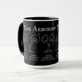 Arborist Night Sky Black 15 oz. Mug マグカップ (正面左)