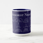 Arborist Night Sky Blue 15 oz. Mug マグカップ (中央)