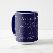 Arborist Night Sky Blue 15 oz. Mug マグカップ (正面左)