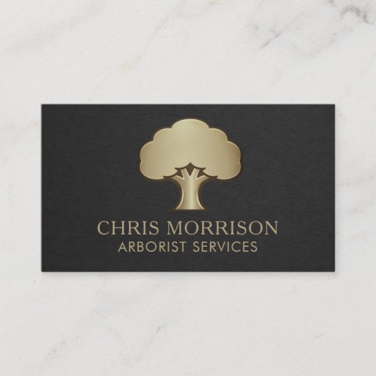 Arborist Services Business Card 名刺 (正面)