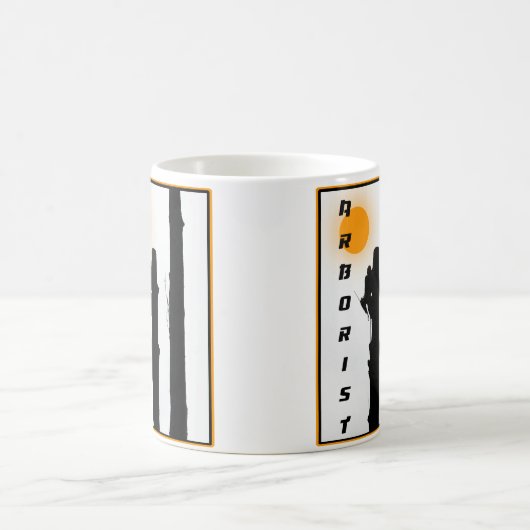 Arborsous Mag:ライジングサンシルエットクライマー コーヒーマグカップ (中央)