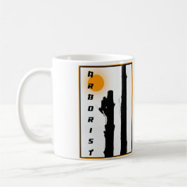 Arborsous Mag：ライジングサンシルエットクライマー コーヒーマグカップ