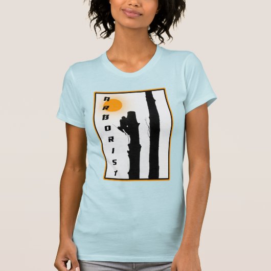 Arborsous Tシャツ: Rising sun silhouette climber Tシャツ (正面)