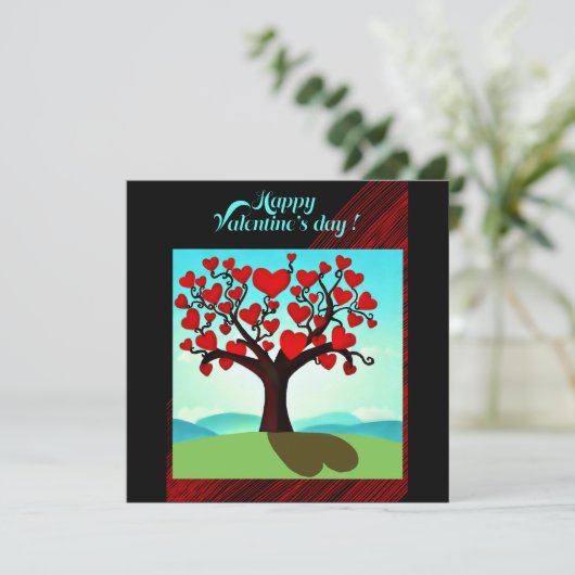 Arbre d’amour - Valentine’s day カード (スタンド正面)