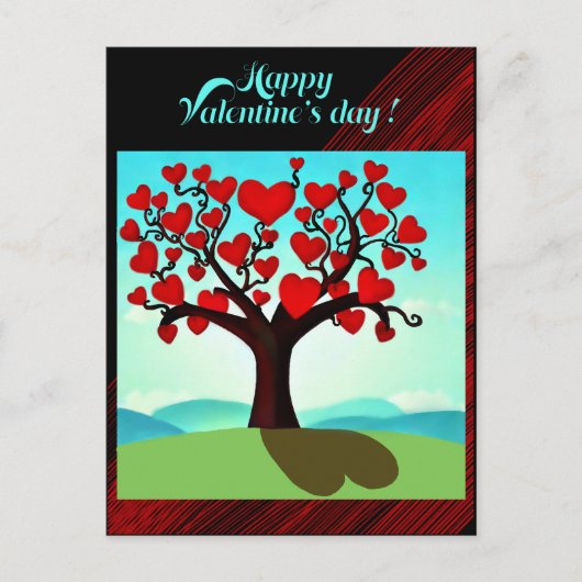 Arbre d’amour - Valentine’s day ポストカード (正面)