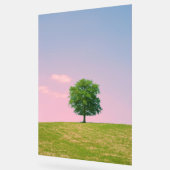 arbre dans une prairie アクリルサイン (傾斜)