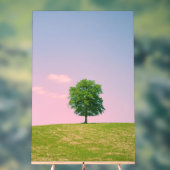 arbre dans une prairie アクリルサイン (ニュートラル)