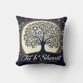 Arbre de Vie de Tu B'Shevat - Un Symbole Éternel クッション (正面)