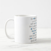 "ARBROATHのクラシックで白いマグの宣言 コーヒーマグカップ (左)