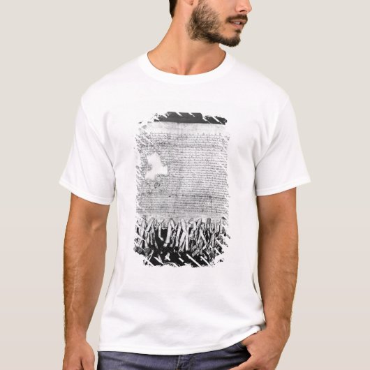 Arbroathの宣言、1320年4月6日 Tシャツ (正面)