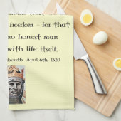 Arbroathロバートの宣言ブルースのふきん キッチンタオル (四つ折り)