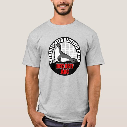 ARCロゴ2019、大きい画像、色 Tシャツ (正面)