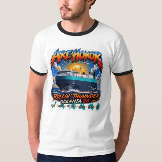 ARC オナー・ローリングサンダー・ツアーTシャツ Tシャツ (正面)