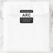 ARC 販売禁止 限定読者用コピー 本 著者 スクエアシール (バッグ)