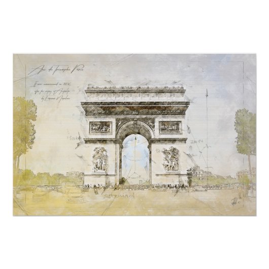 Arc de Triomphe ポスター (正面)