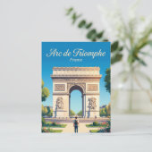 Arc de Triomphe France ポストカード (スタンド正面)