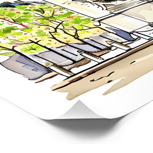 Arc de Triomphe (Paris) ポスター (コーナー)