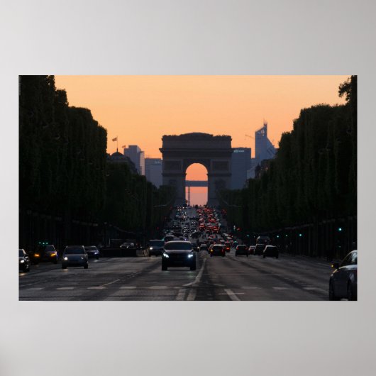 Arc de Triomphe – Paris – Champs-Élysées L'Arc ポスター (正面)