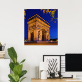 Arc de Triomphe Place de LEtoile Star Square ポスター (ホームオフィス)