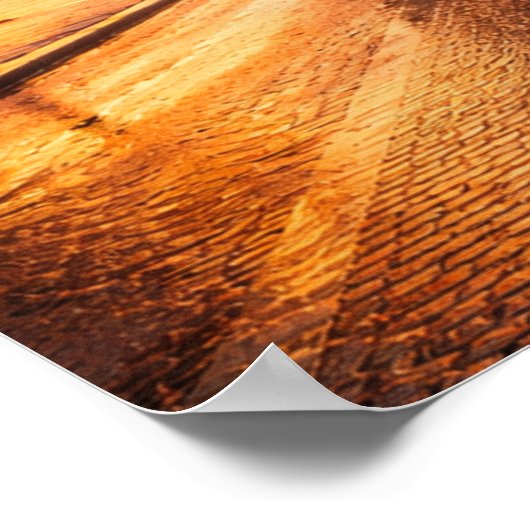 Arc de Triomphe under rainbow ポスター (角)